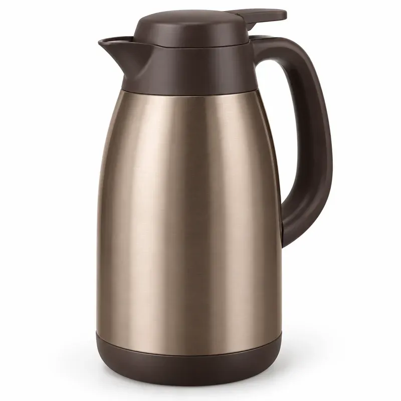 Zojirushi SH-RA19 Stainless Steel Vacuum Carafe, 1.9 L, product photo on a white background
