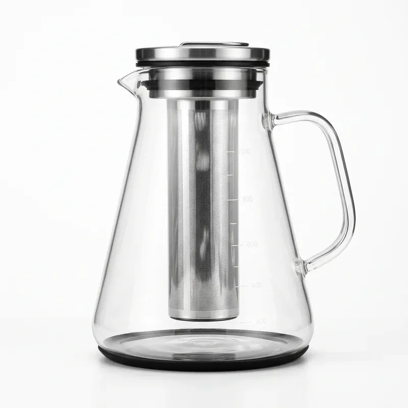 OVALWARE Airtight Cold Brew Coffee Maker, 1.0 L / 34 oz, product photo on a white background