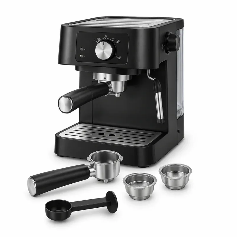 De'Longhi Stilosa Manual Espresso Machine (EC260BK), product photo on a white background