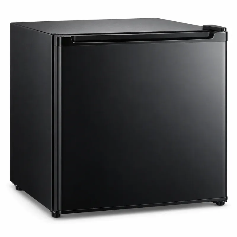 Midea WHS-65LB1 1.6 Cu. Ft. Compact Refrigerator, Black, product photo on a white background