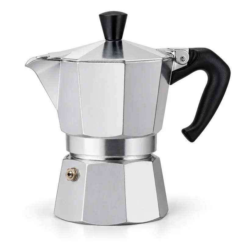 Bialetti Moka Express Stovetop Espresso Maker, 3 Cup, product photo on a white background