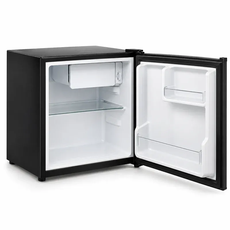 BLACK+DECKER BCRK17B 1.7 Cu. Ft. Compact Refrigerator, product photo on a white background