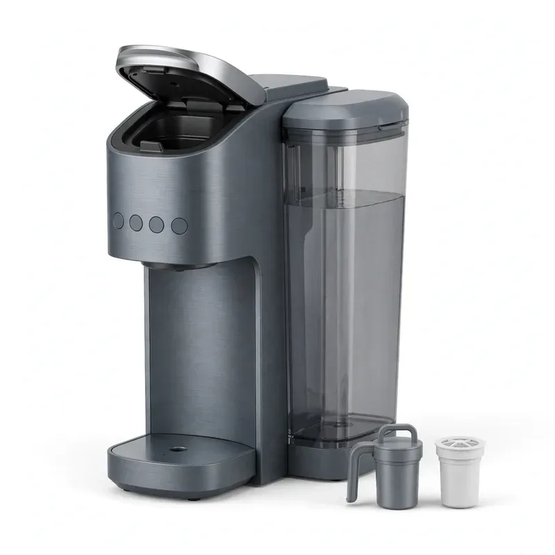 Keurig K-Elite Single Serve Coffee Maker, Brushed Slate, product photo on a white background