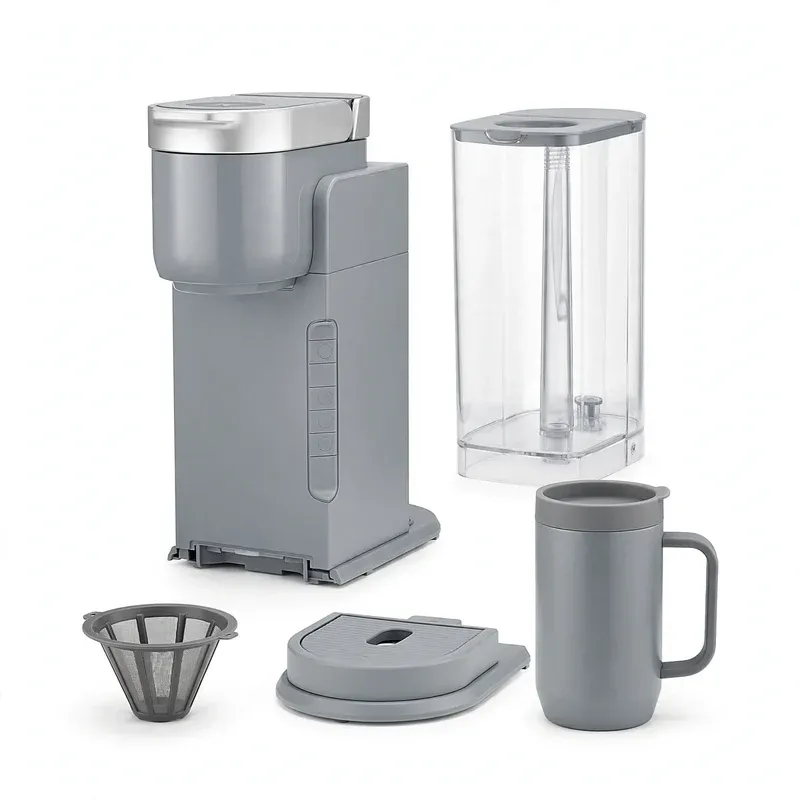 Keurig K-Iced Single Serve Coffee Maker, Gray, product photo on a white background