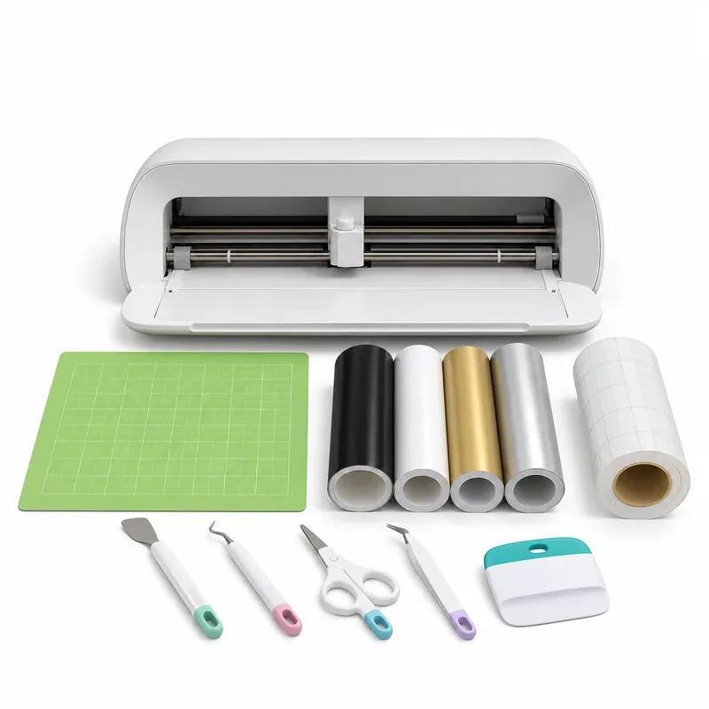 Cricut Joy Xtra Smart Cutting Machine, Vinyl Starter Kit, product photo on a white background