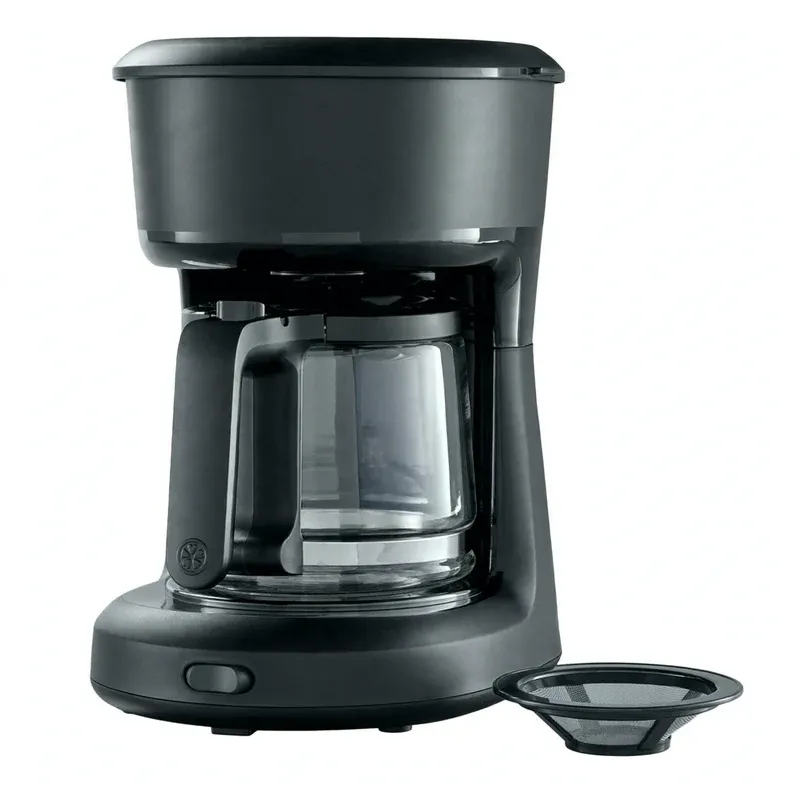 Mr. Coffee 5-Cup Mini Brew Switch Coffee Maker, product photo on a white background