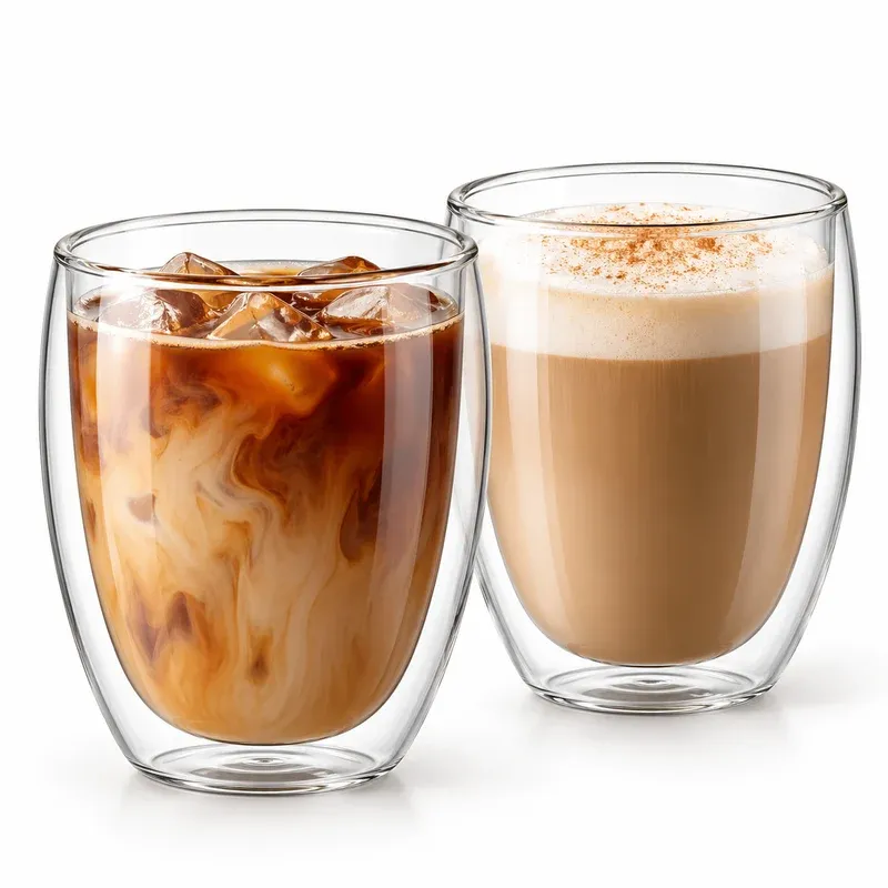 Bodum Pavina Double Wall Glasses, 15 oz, Set of 2, product photo on a white background