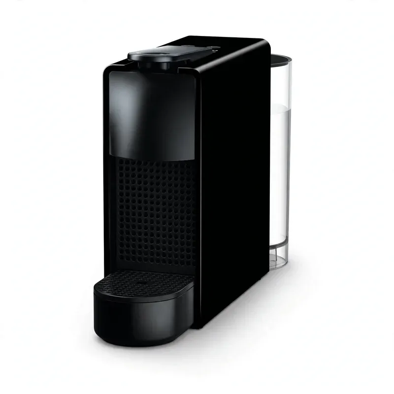 Nespresso Essenza Mini Original by Breville, Piano Black (BEC220), product photo on a white background