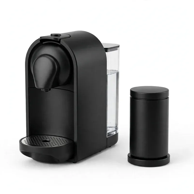 Nespresso Vertuo Pop+ with Aeroccino3 Milk Frother by De'Longhi, product photo on a white background